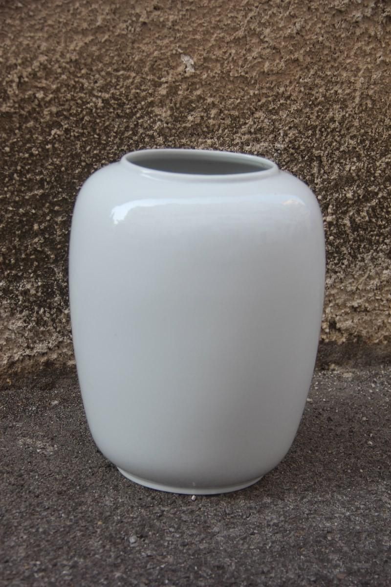 Porcelain Midcentury Italian Vase Guido Andloviz For Verbano Lavenia, 1950 photo for sale