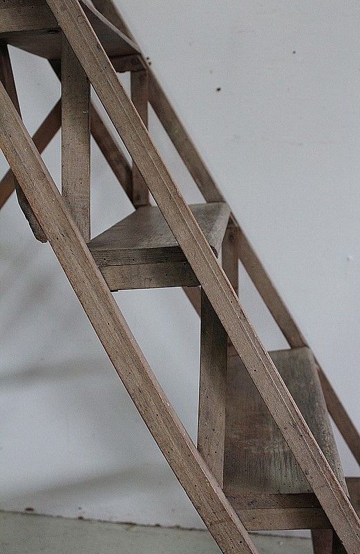 photo furniture Foldable Beech Work Stool   1940s