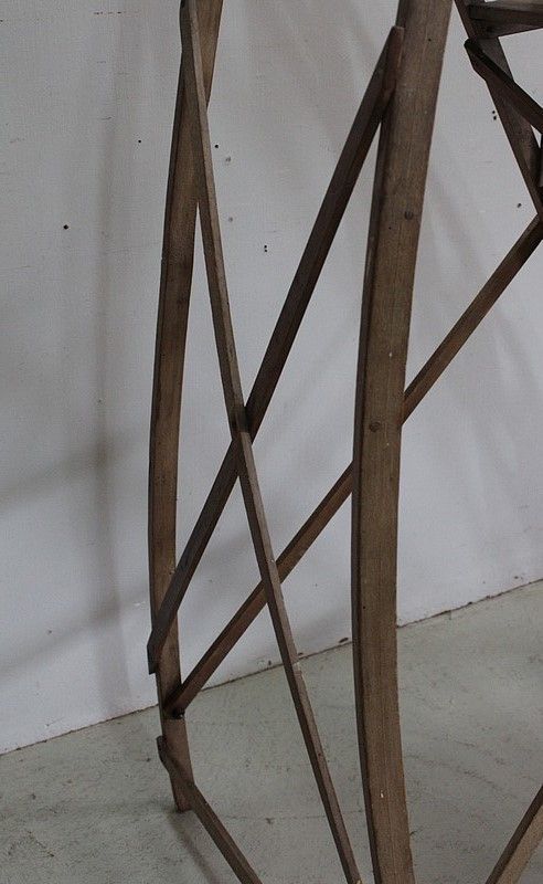 838.42 Foldable Beech Work Stool   1940s photo