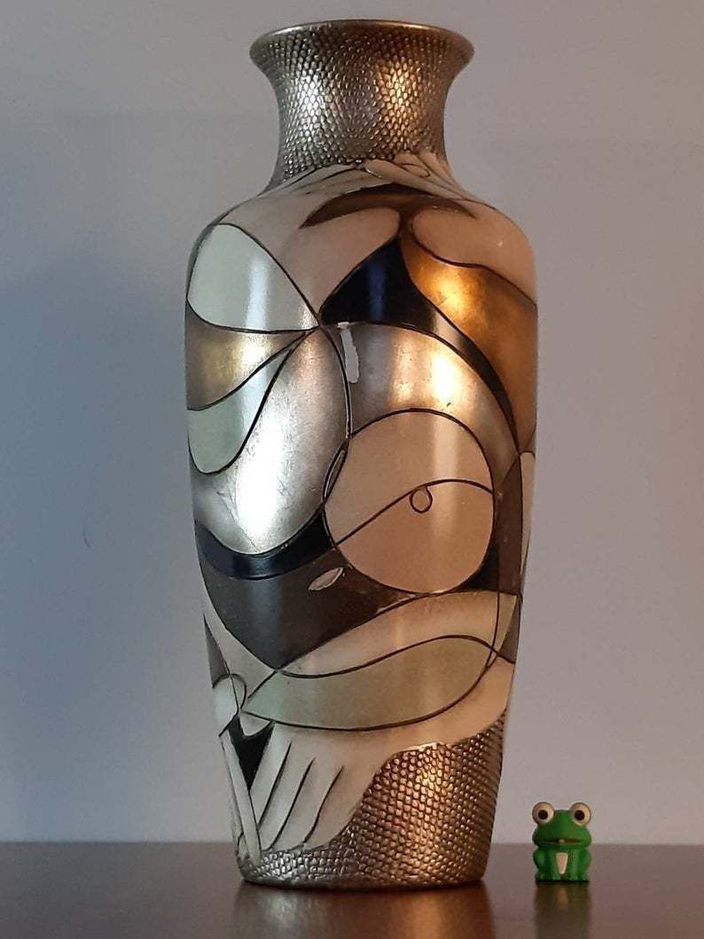 Modernist Ceramic Vase 1970s, Roger Capron Controversial Attribution photo Home Decor