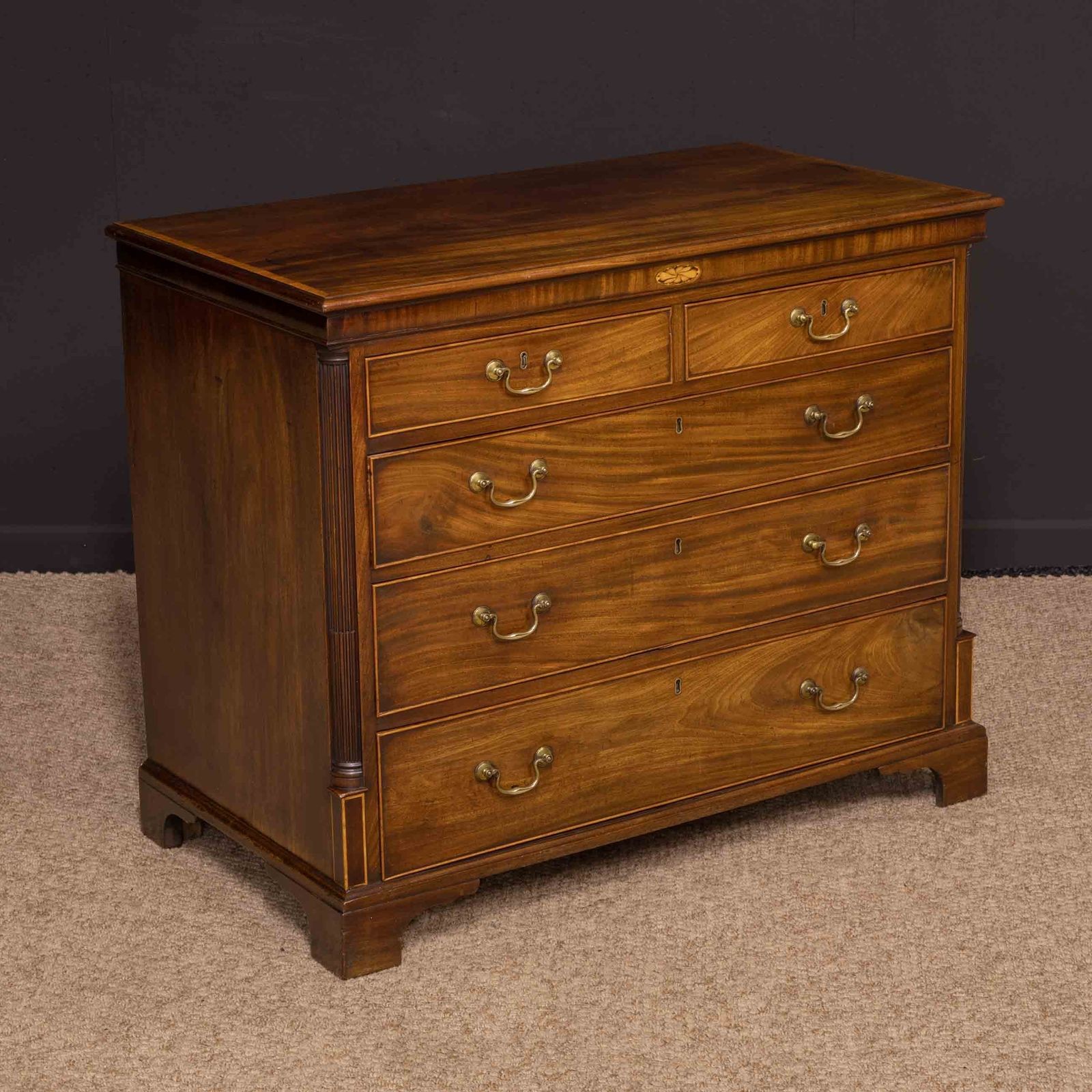 Small George 3rd Mahogany Chest Of Drawers