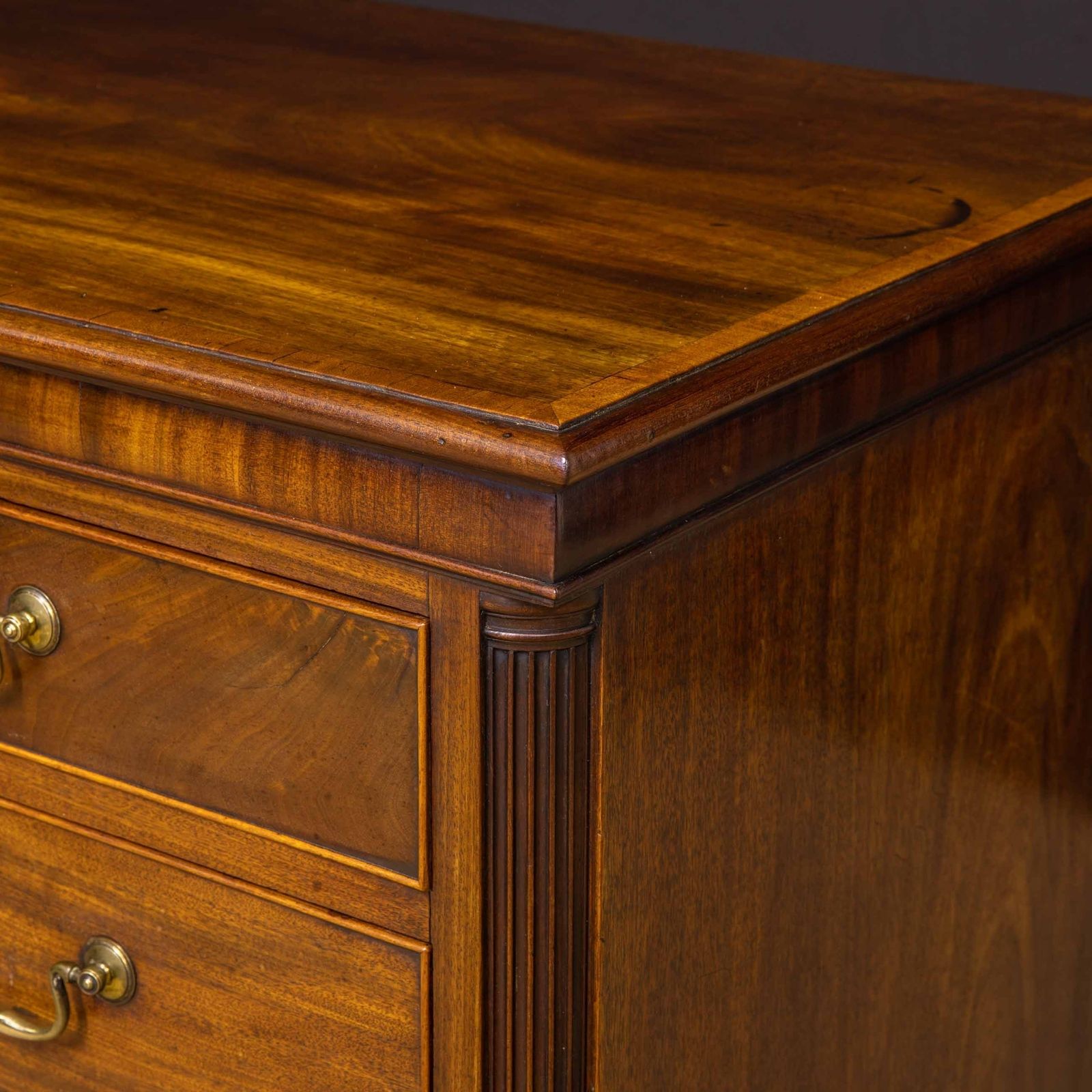 Small George 3rd Mahogany Chest Of Drawers photo furniture