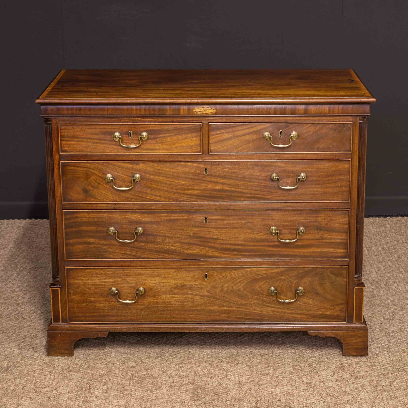 Small George 3rd Mahogany Chest Of Drawers photo for sale