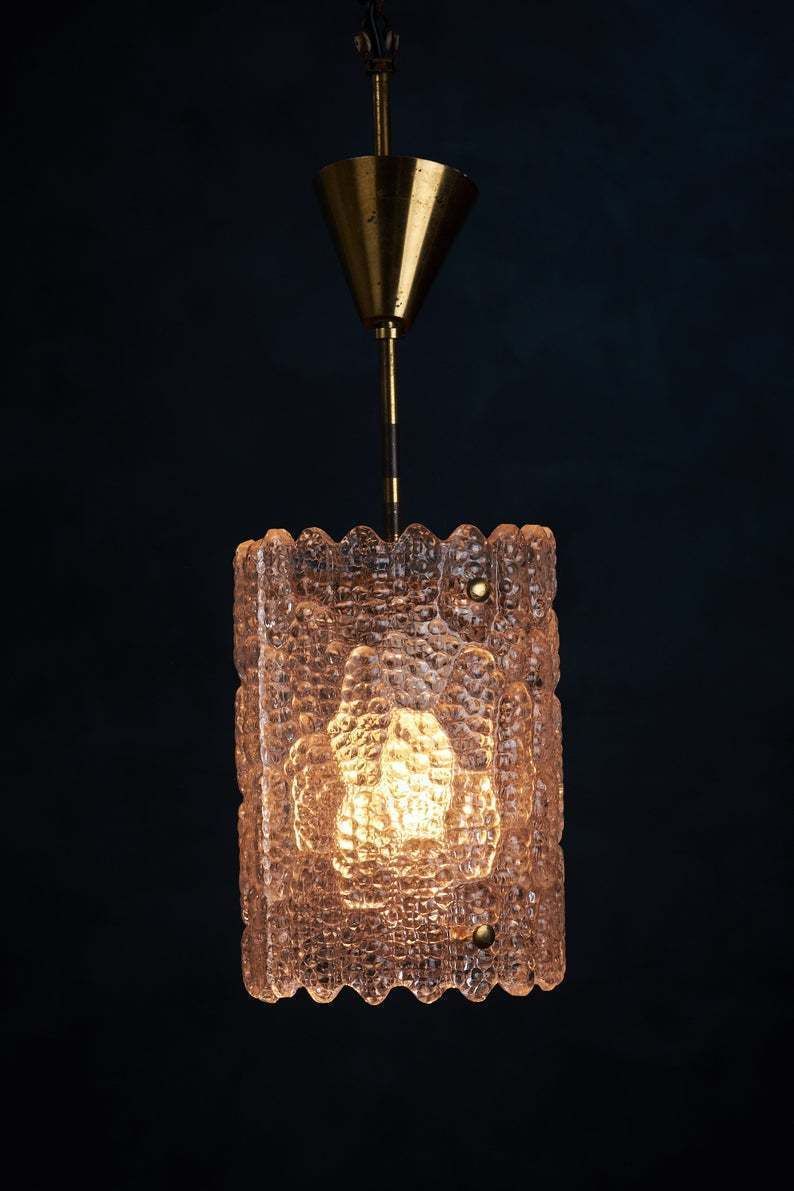 Pendant Lamp By Carl Fagerlund For Orrefors, 1960s photo vinterior