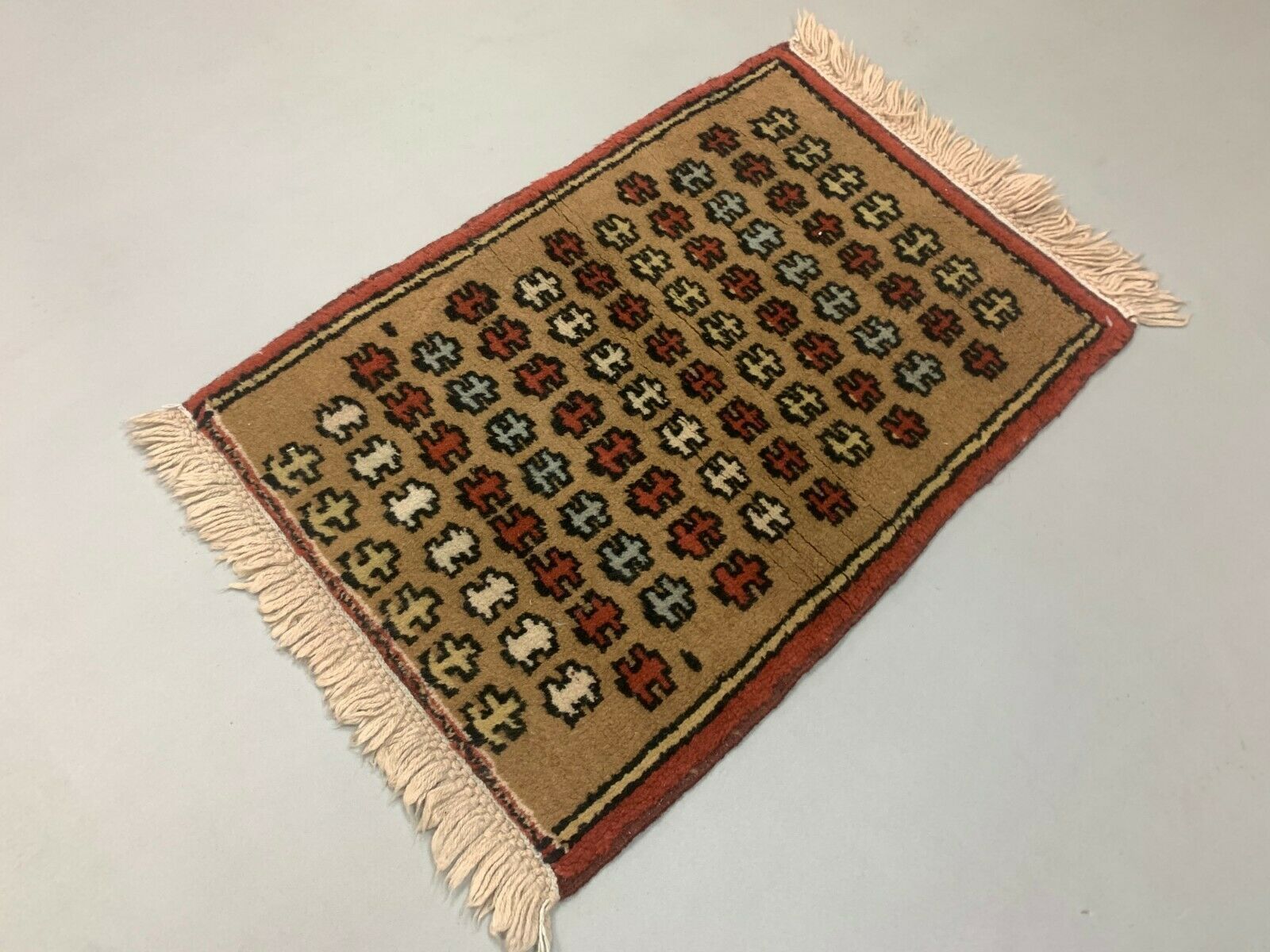 Small Vintage Turkish Rug 95x50 Cm, Short Runner, Tribal, Shabby Chic photo for sale