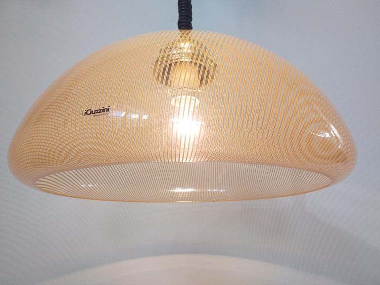 Mid Century Pendant Designed By Harvey Guzzini, Italy, 1970s photo Lighting