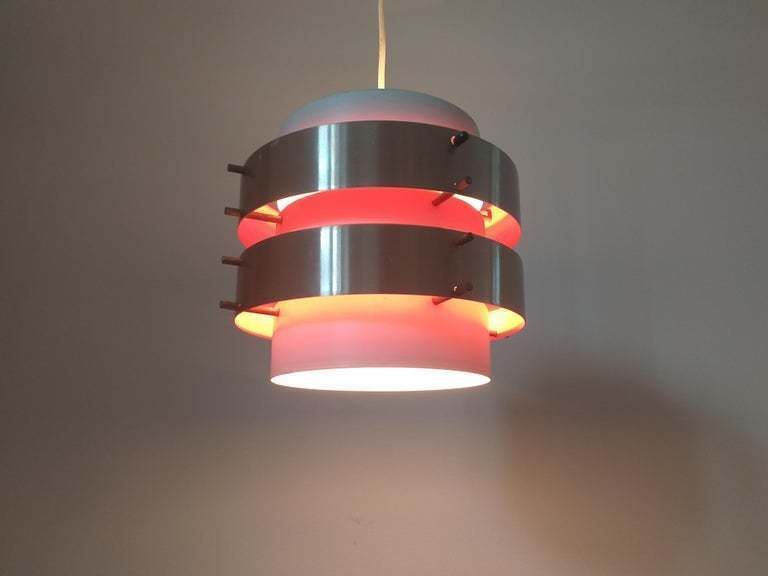 Mid Century Pendant In Style Of Jo Hammerborg, Denmark, 1970s. photo Lighting
