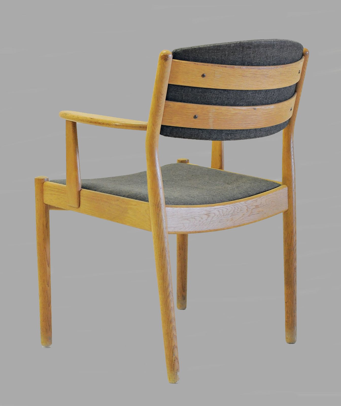 Set Of Two Danish Poul Volther Refinished Armchairs In Oak, Inc. Reupholstery photo 1244.0
