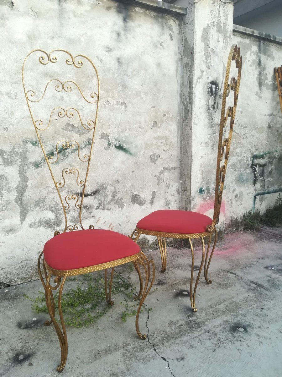 Highback Chairs, 1950s, Set Of 2 photo vinterior