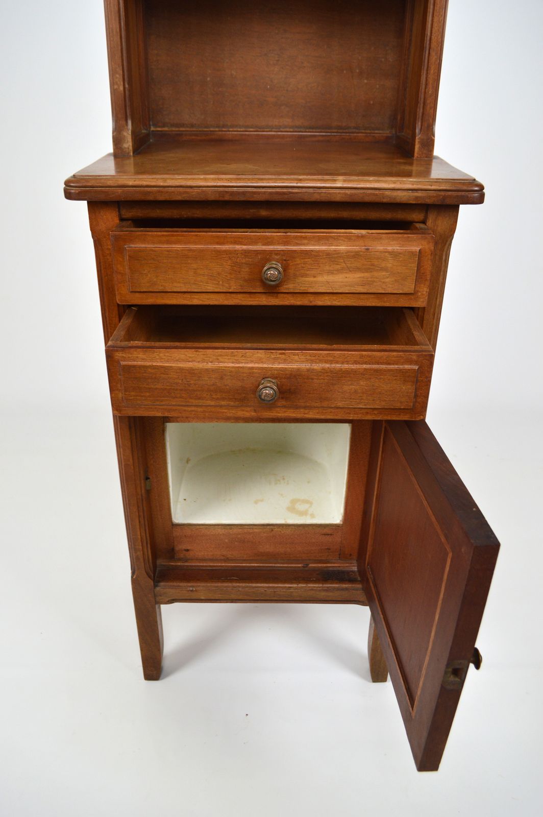 photo furniture French Art Nouveau Mahogany Clematis Bedroom Set By Mathieu Gallerey, Circa 1920