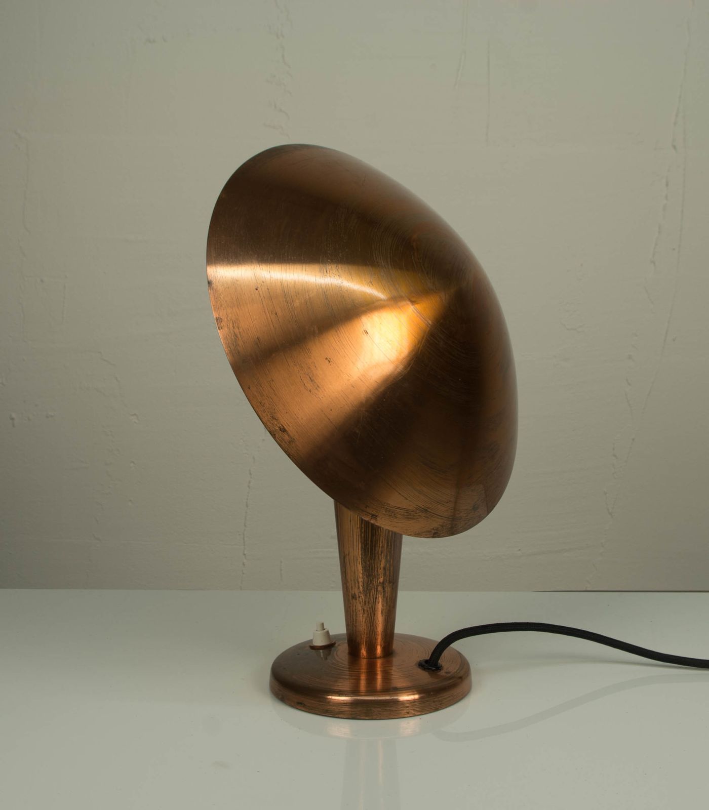 Bauhaus Brass Table Lamp, 1930s photo furniture