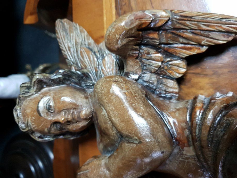 Wooden Baroque Angels photo furniture