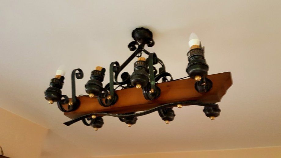 Rustic Chandelier photo vintage