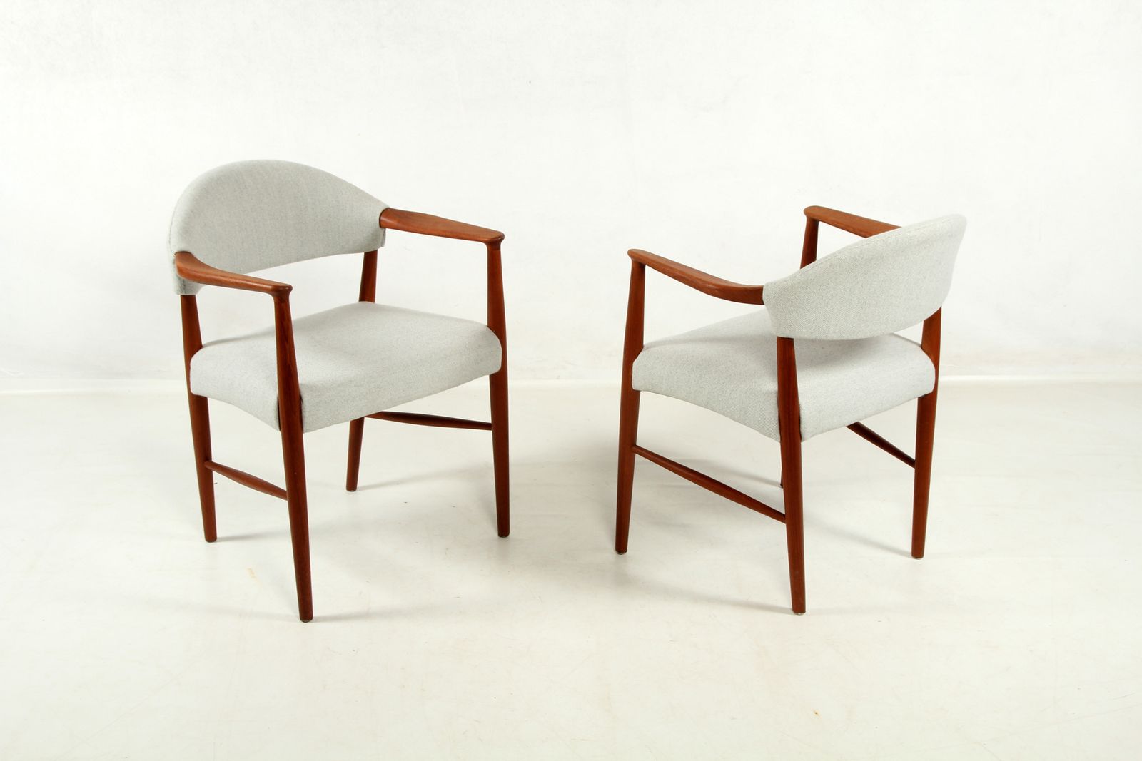 One Of Two Chairs By Kurt Olsen For Slagelse. New Upholstery photo furniture