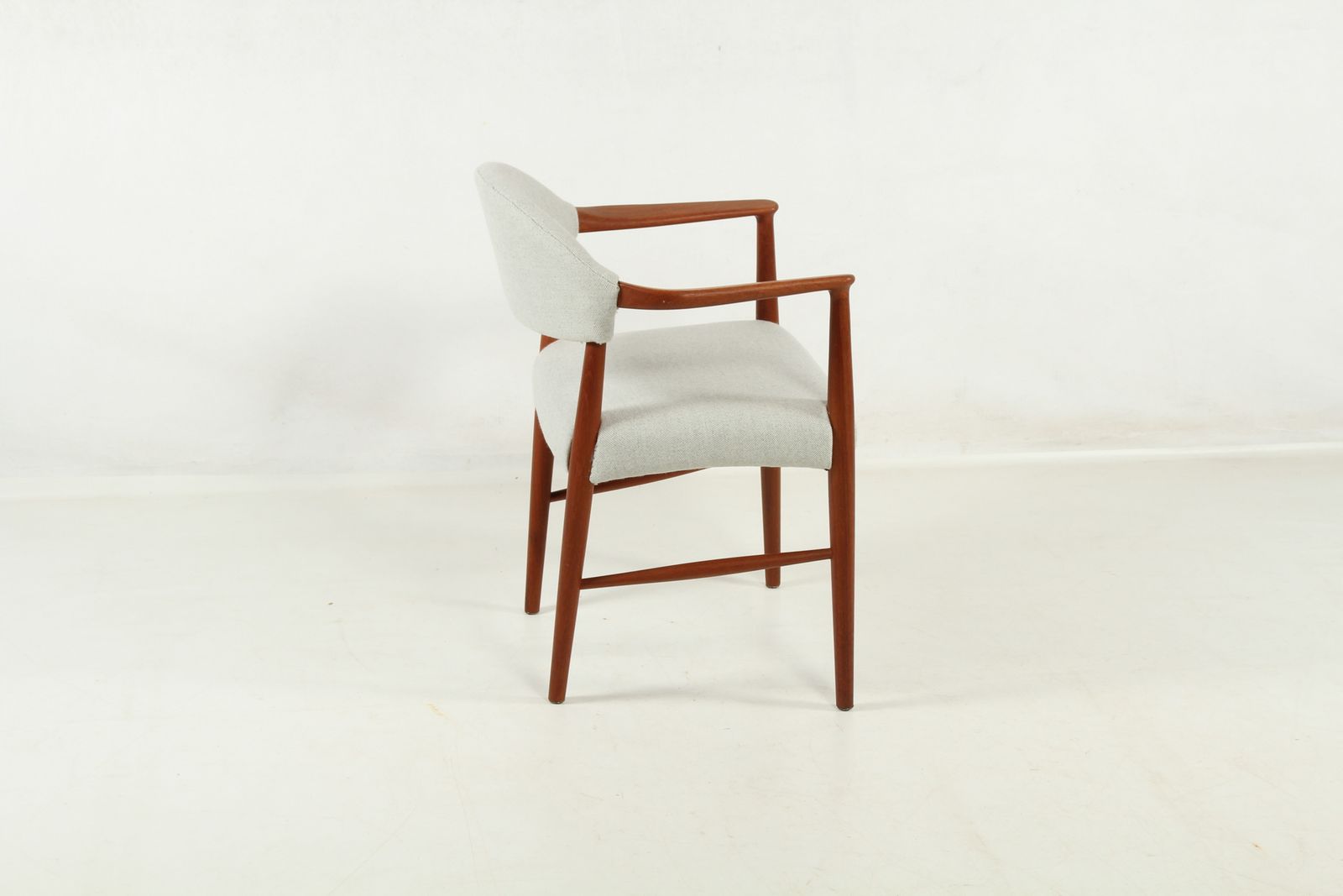 One Of Two Chairs By Kurt Olsen For Slagelse. New Upholstery photo for sale