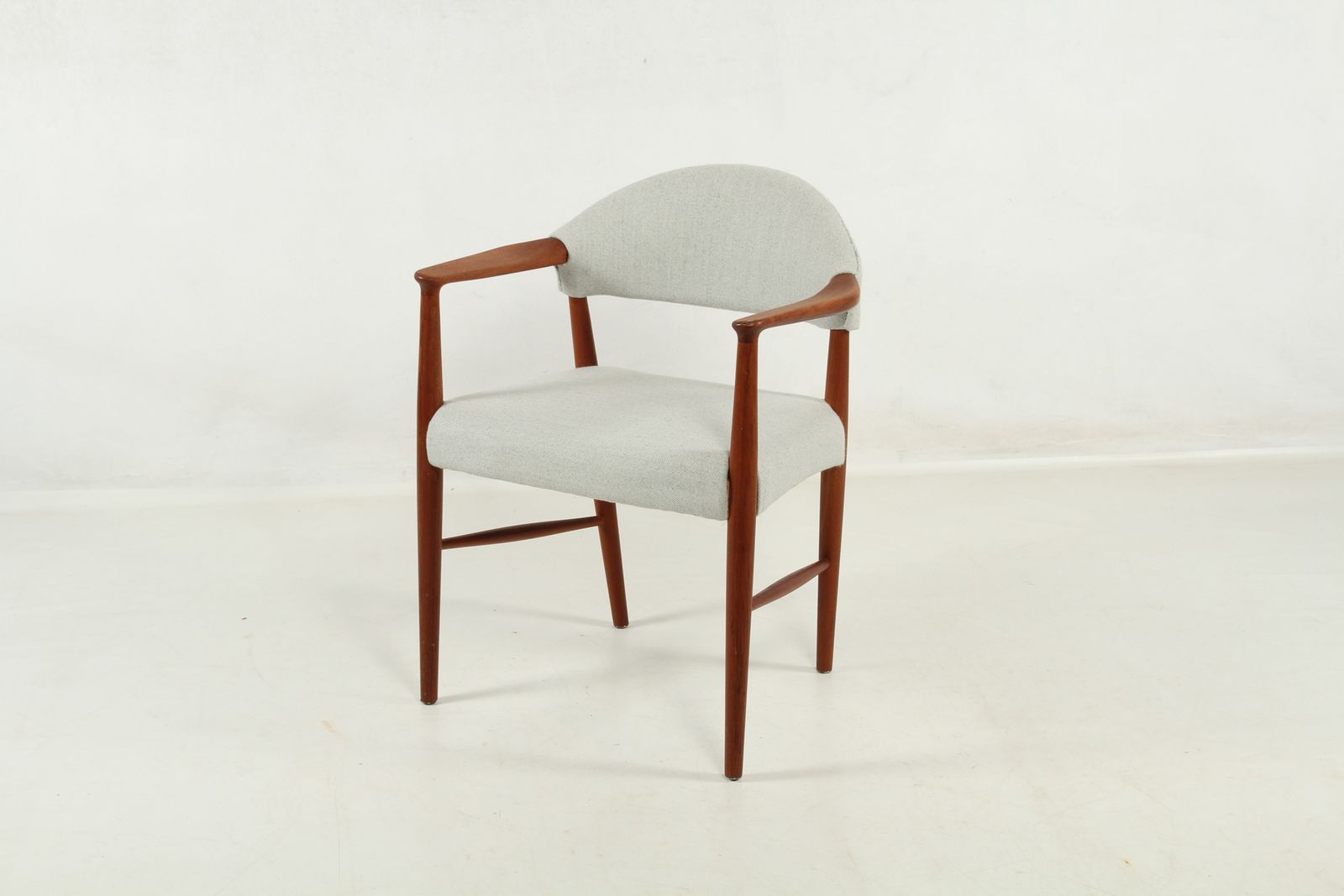 Furniture One Of Two Chairs By Kurt Olsen For Slagelse. New Upholstery photo
