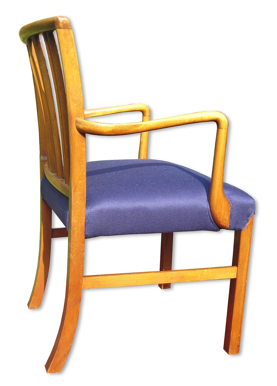 Ole Wanscher: Armchair Of Stained Beech photo furniture