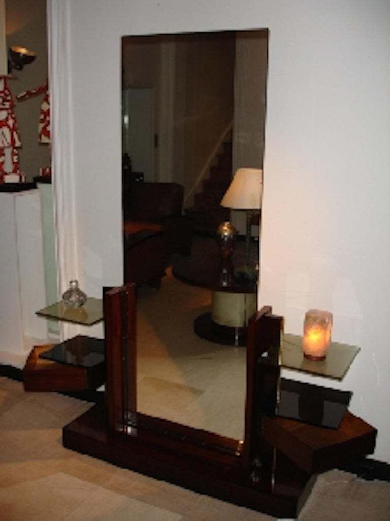 André Sornay Dressing Table With Large Mirror, Circa 1930 photo furniture