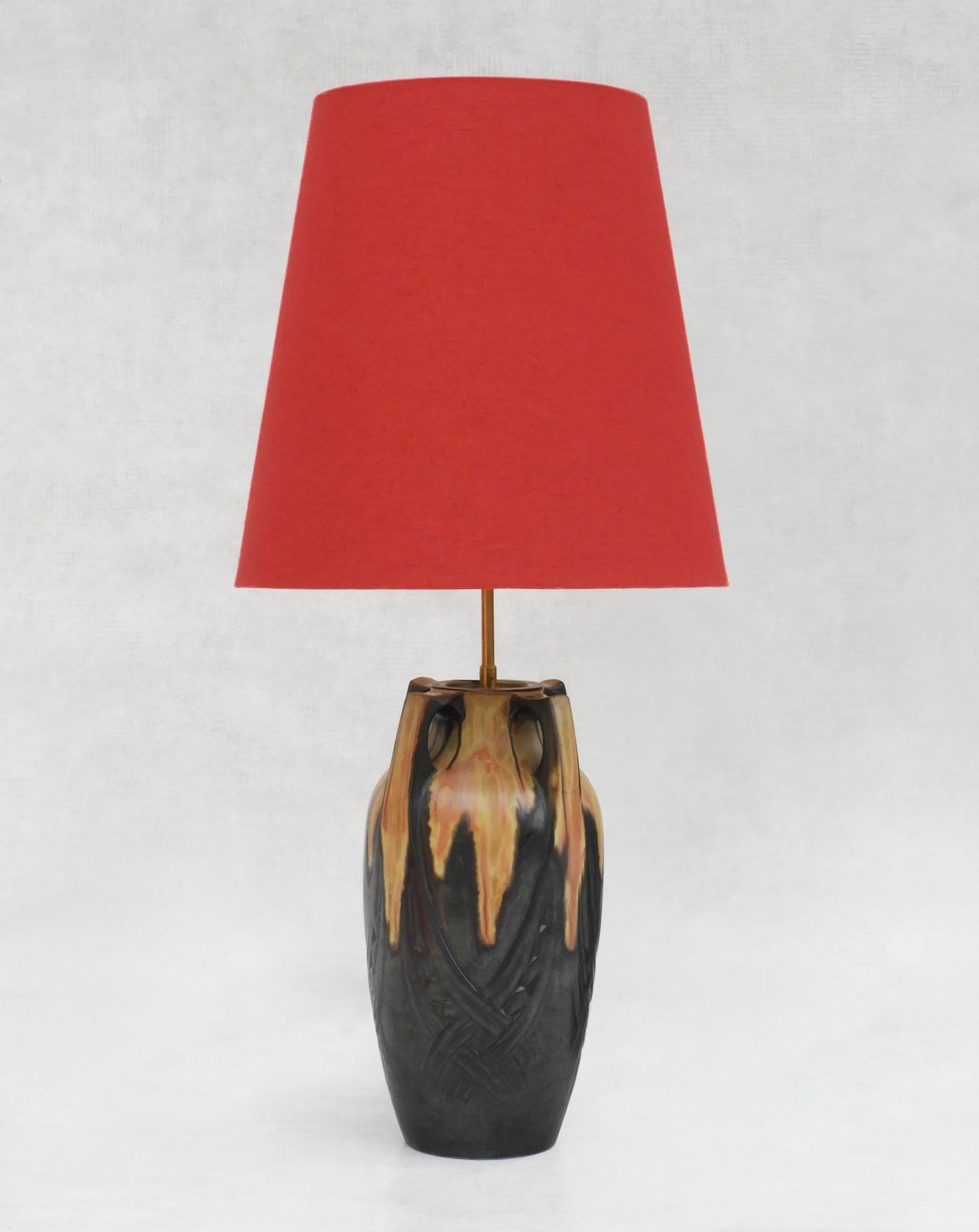 Pair Of Art Nouveau Lamps By Denbac France C1910 photo furniture