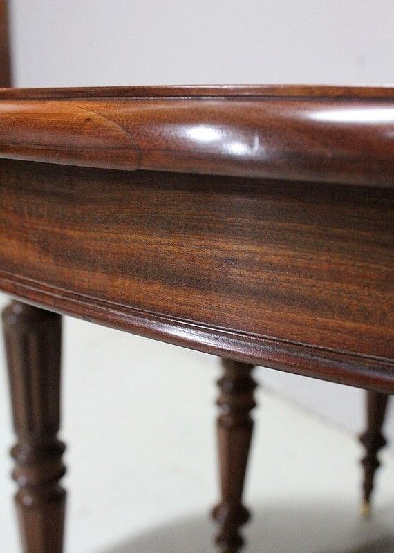 Solid Mahogany Oval Table, Louis Philippe Period   Middle Nineteenth photo buy