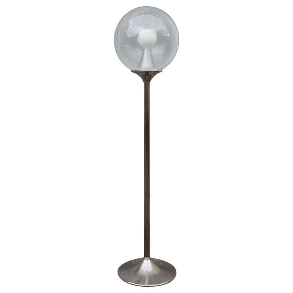 Brushed Steel Carlo Nason For Mazzega Italian Design Pop Art Pulegoso Glass