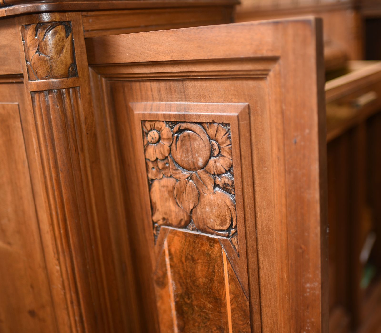 Arts And Craft Cabinet Dresser Server   Antique Walnut Circa 1885 photo vintage