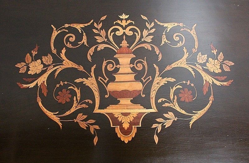 Small Inlaid Folding Table, Napoleon III Period  Xi Xth photo buy