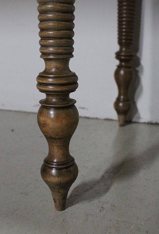 2594.57 Small Tiered Walnut Desk, Louis Philippe Period, 2nd Part Of 19th photo