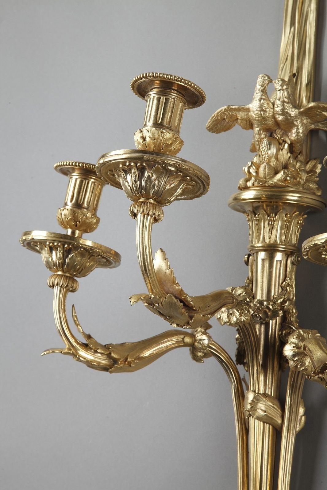 Grandes appliques murales de style Louis XVI photo vinterior