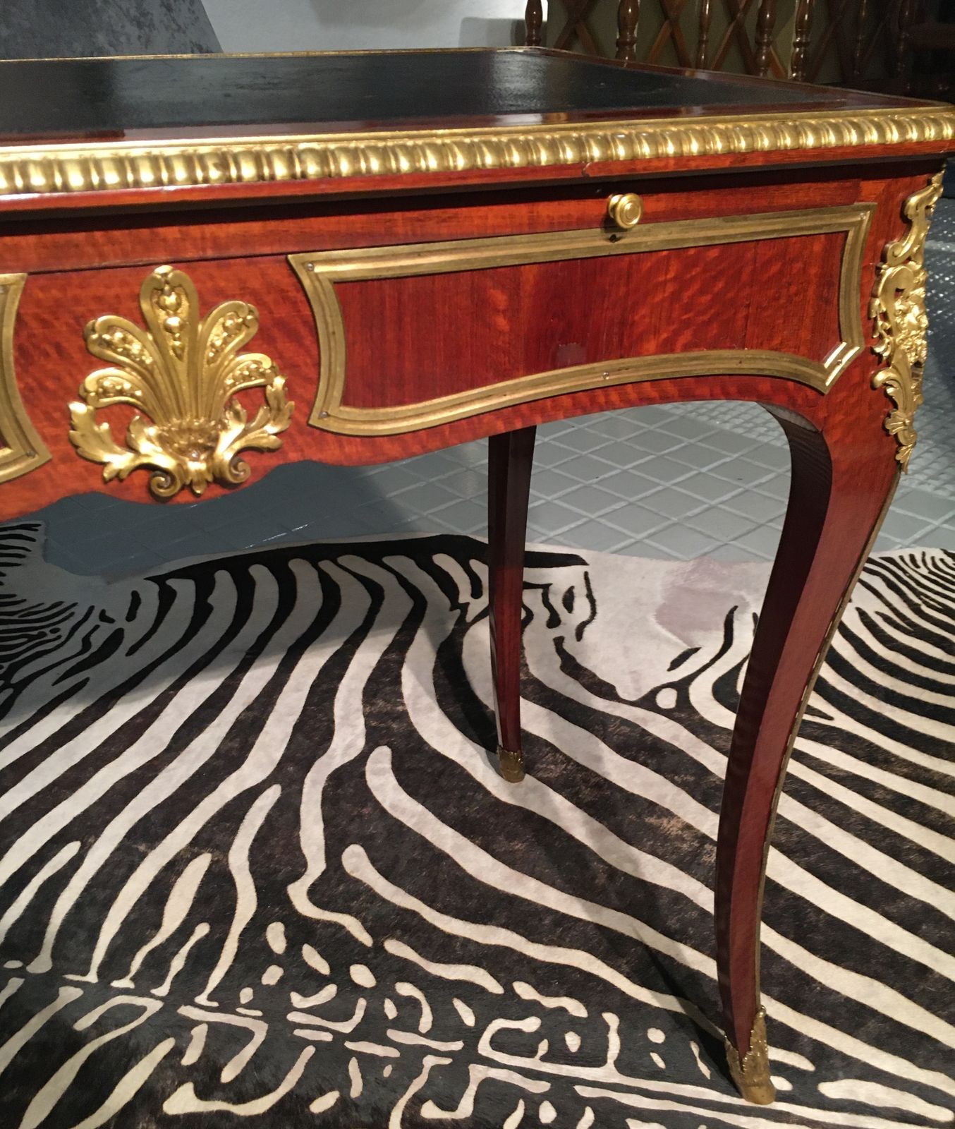 French Regency Style Desk, Signed By The French Cabinetmarker G. Durand photo Furniture