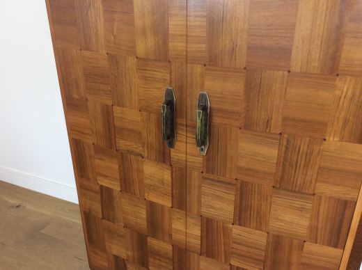 28000.0 Masion Dominique Art Deco Cabinet With Parquetry Walnut Doors photo