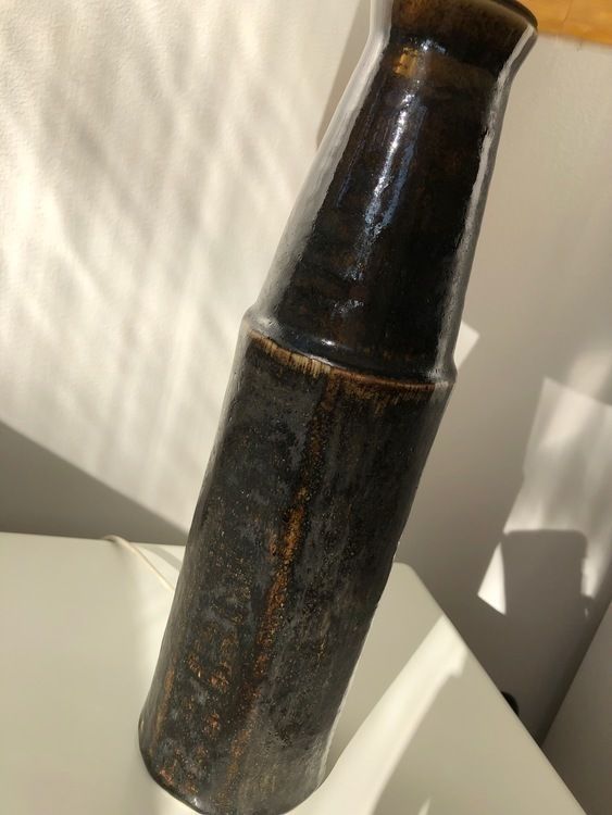 Carl Harry Stålhane Large Stoneware Table Lamp For Rörstrand 1960s photo vintage
