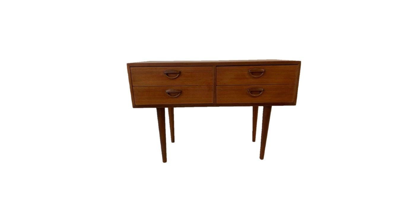 Chest Of Drawers. Proj Kai Krystiansen For Feldballes Møbelfabrik, Denmark, 1960s. photo vintage