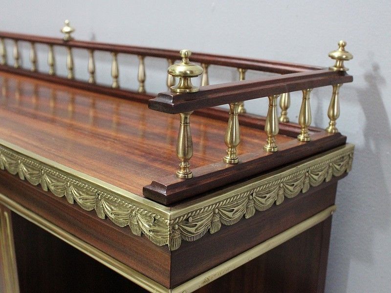 Mahogany Cabinet, Louis XVI Style, Napoleon III Period  19th photo buy