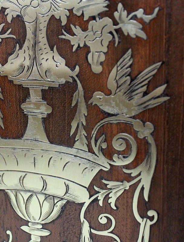 Furniture Mahogany Cabinet, Louis XVI Style, Napoleon III Period  19th photo