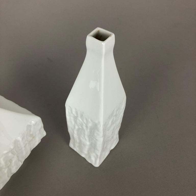 Set Of 2 Modernist 1960s Vase Sculptures Peter Müller For Sgrafo Modern, Germany photo vintage