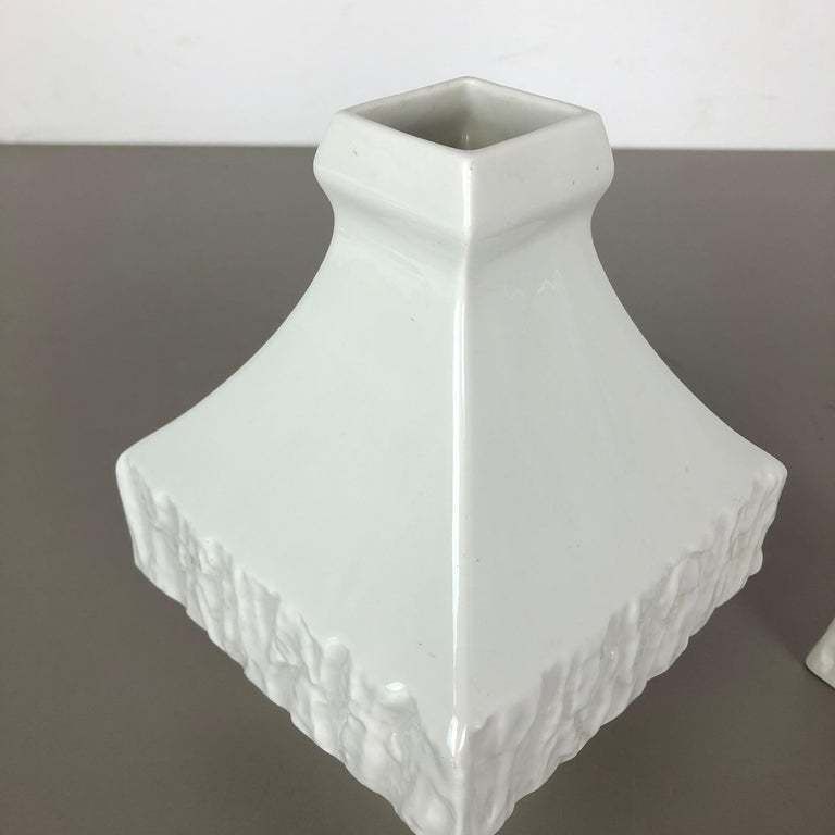 photo for sale Set Of 2 Modernist 1960s Vase Sculptures Peter Müller For Sgrafo Modern, Germany