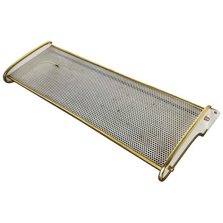 1960s French Matégot Style Brass Wall Board "Rigituelle", Mid Century Modern