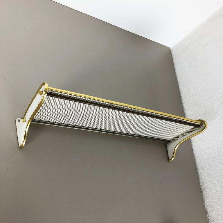 1960s French Matégot Style Brass Wall Board "Rigituelle", Mid Century Modern photo Home Decor