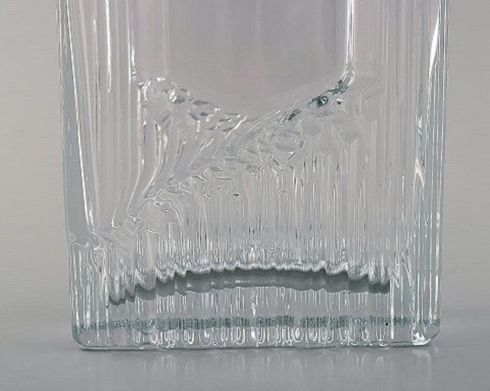 Tapio Wirkkala For Iittala, Three Vases In Art Glass, Finnish Design 1960s photo Home Decor