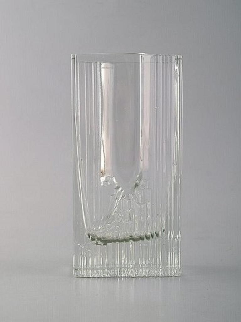 Tapio Wirkkala For Iittala, Three Vases In Art Glass, Finnish Design 1960s photo 536.0