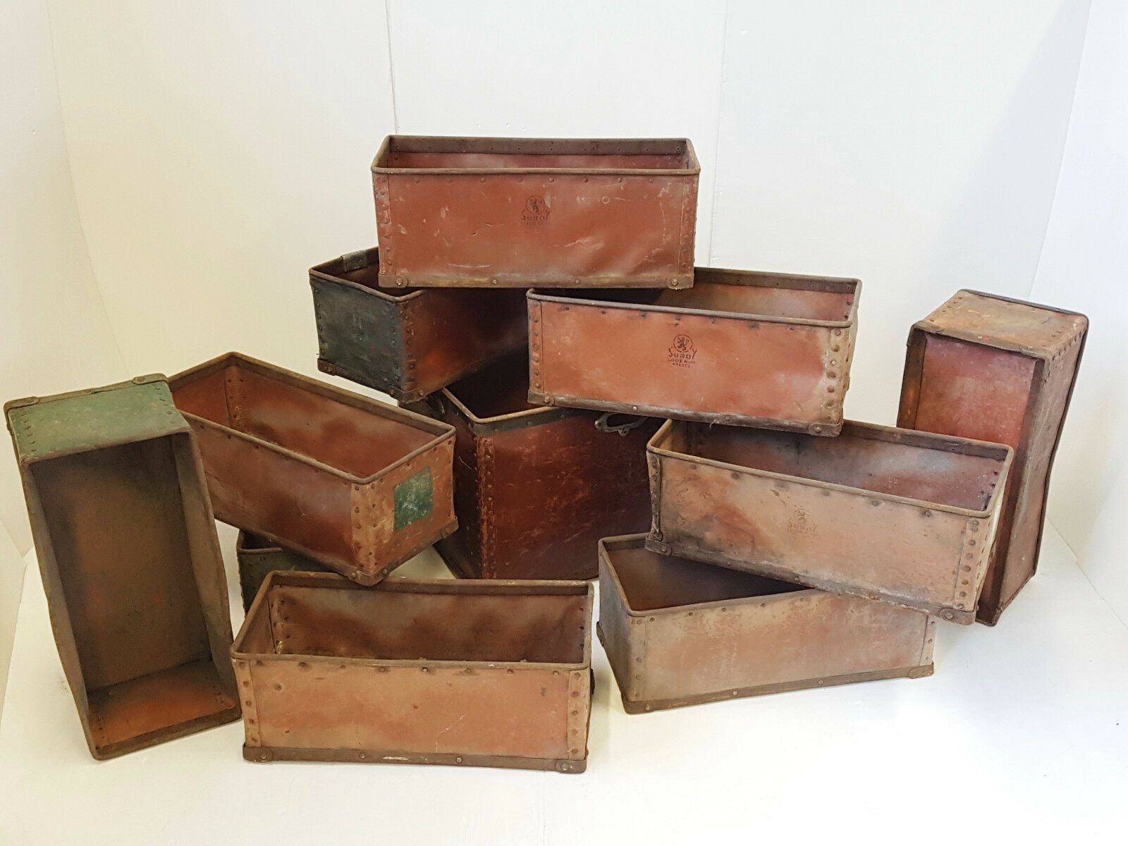 Lot Of 11 Boxes Stoyage Suroy Industrielles Loos France Vintage 1950 50s