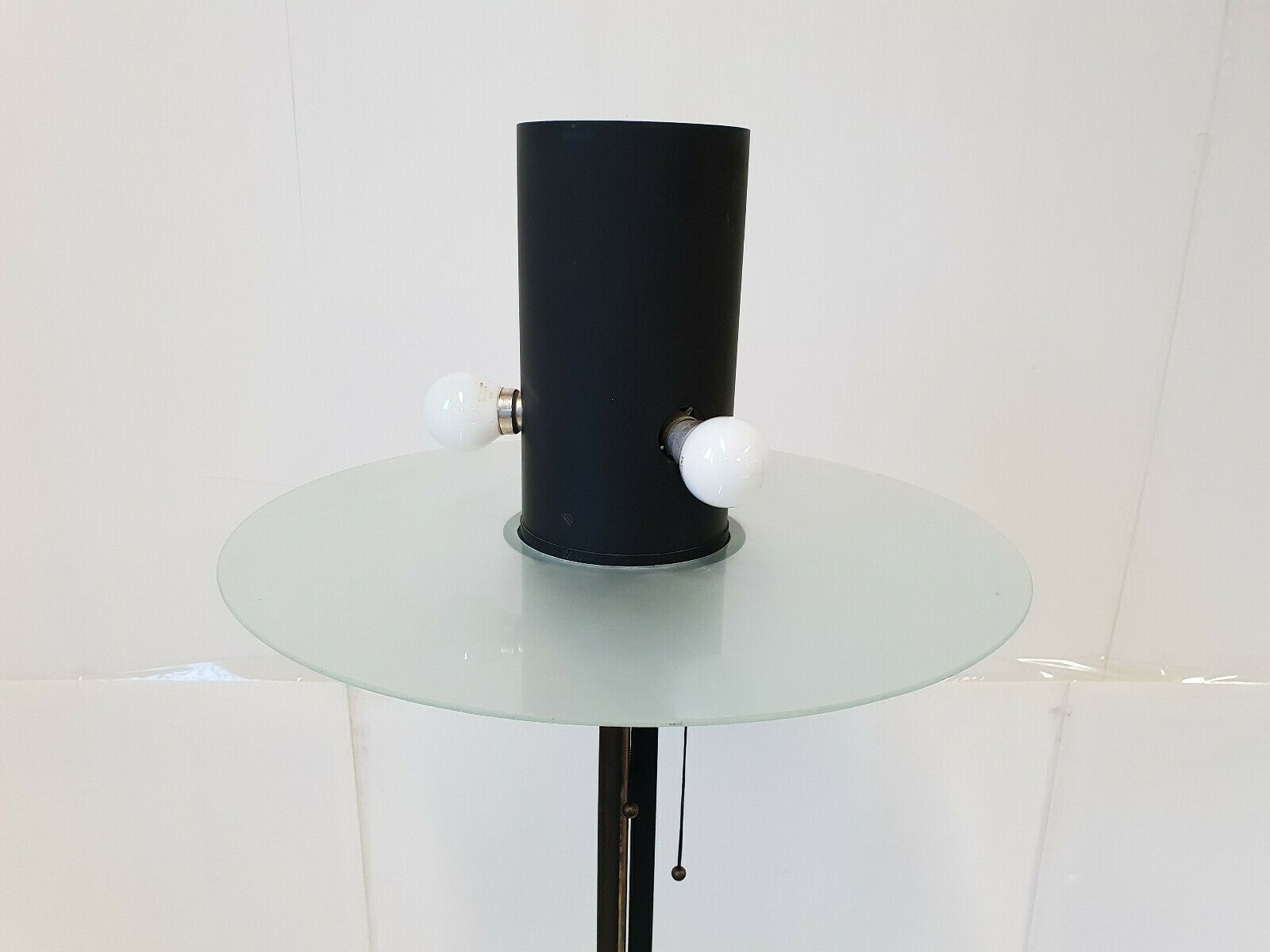 Vintage Franse Vloerlamp – Maison Arlus, Jaren 1950, Staal, Messing En Glas photo buy