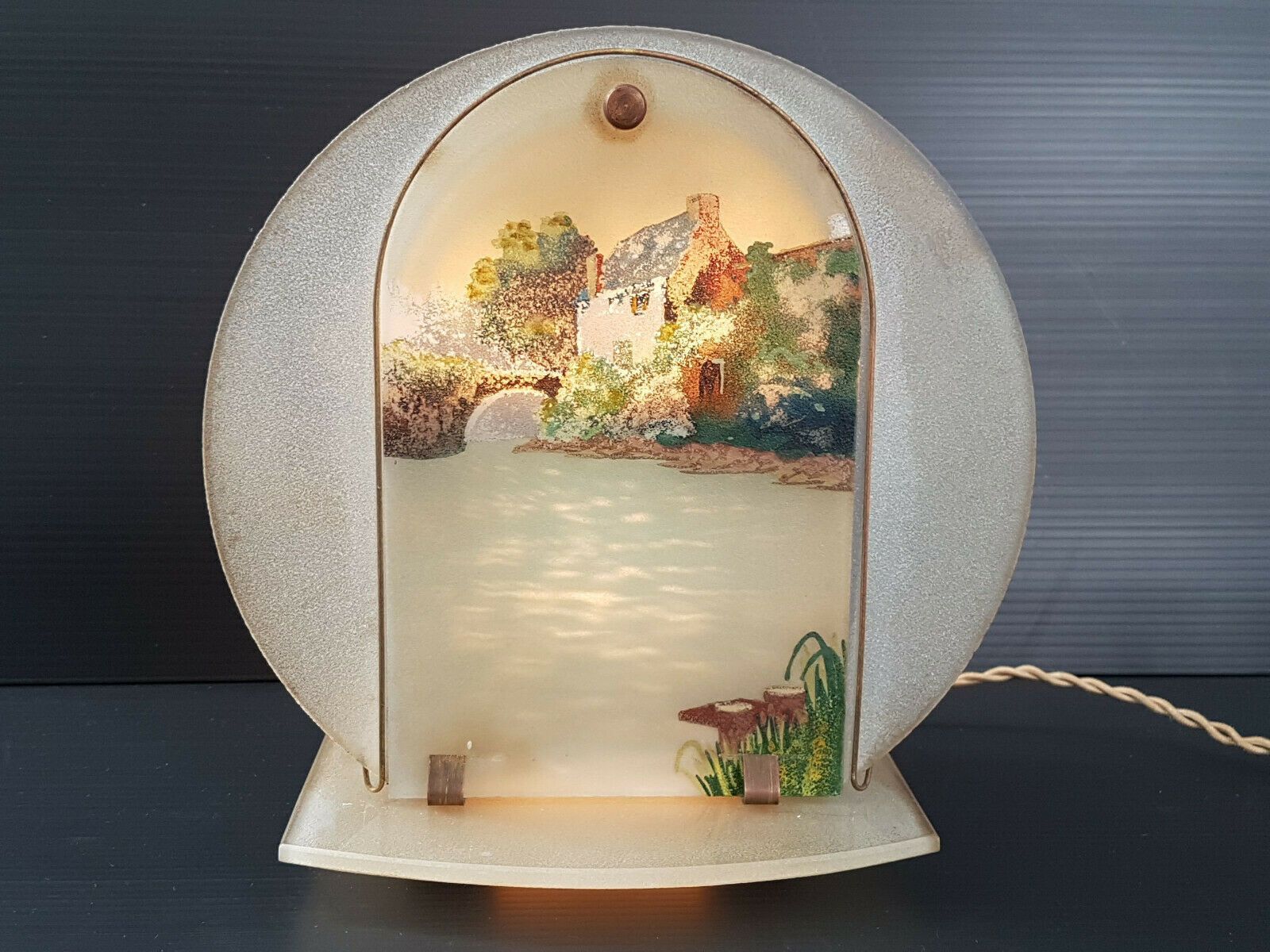 Magic Lantern Vintage Table Lamp 40s 50s