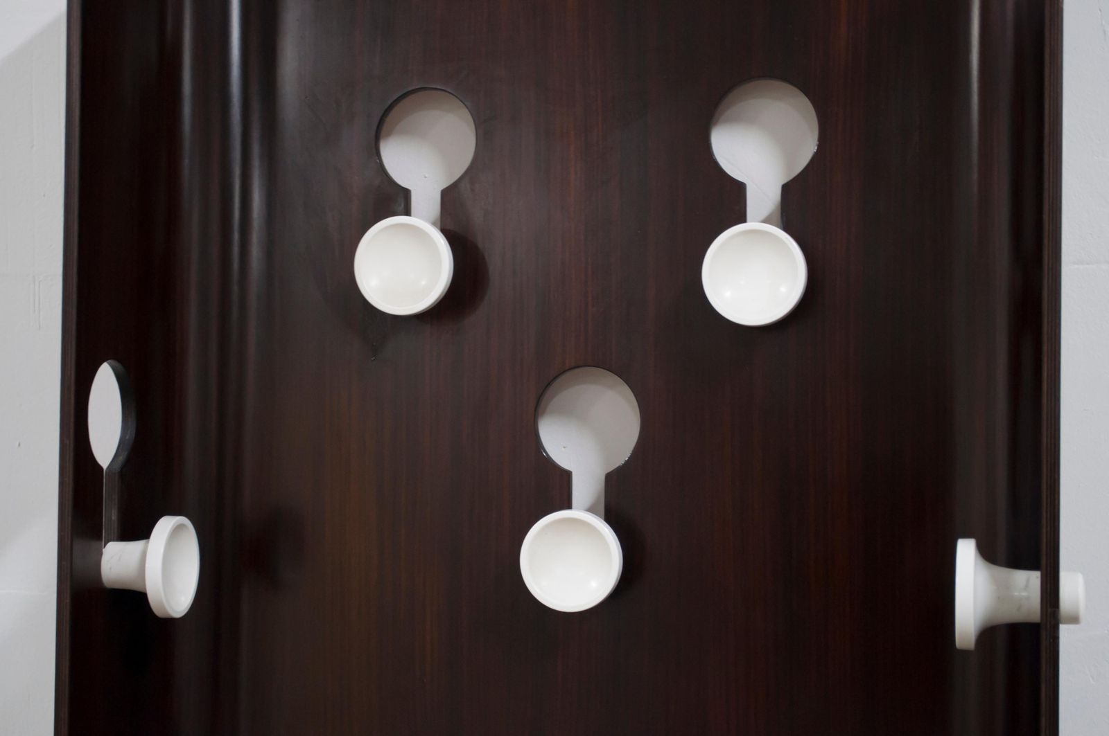 Carlo De Carli Mid Century Modern Italian Teak Coat Rack By Fiarm, 1960s photo 1095.0