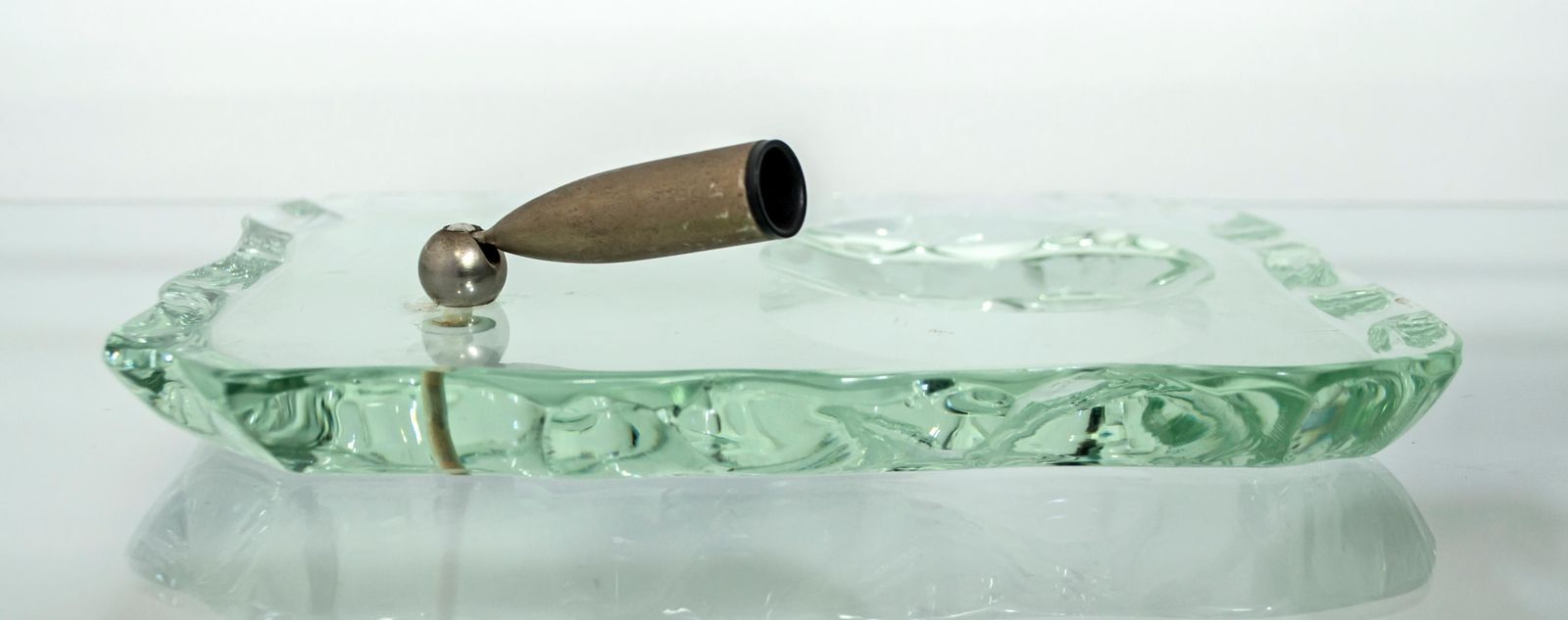 Pietro Chiesa Midcentury Chiseled Crystal Desk Set For Fontana Arte, 1930s photo Home Decor