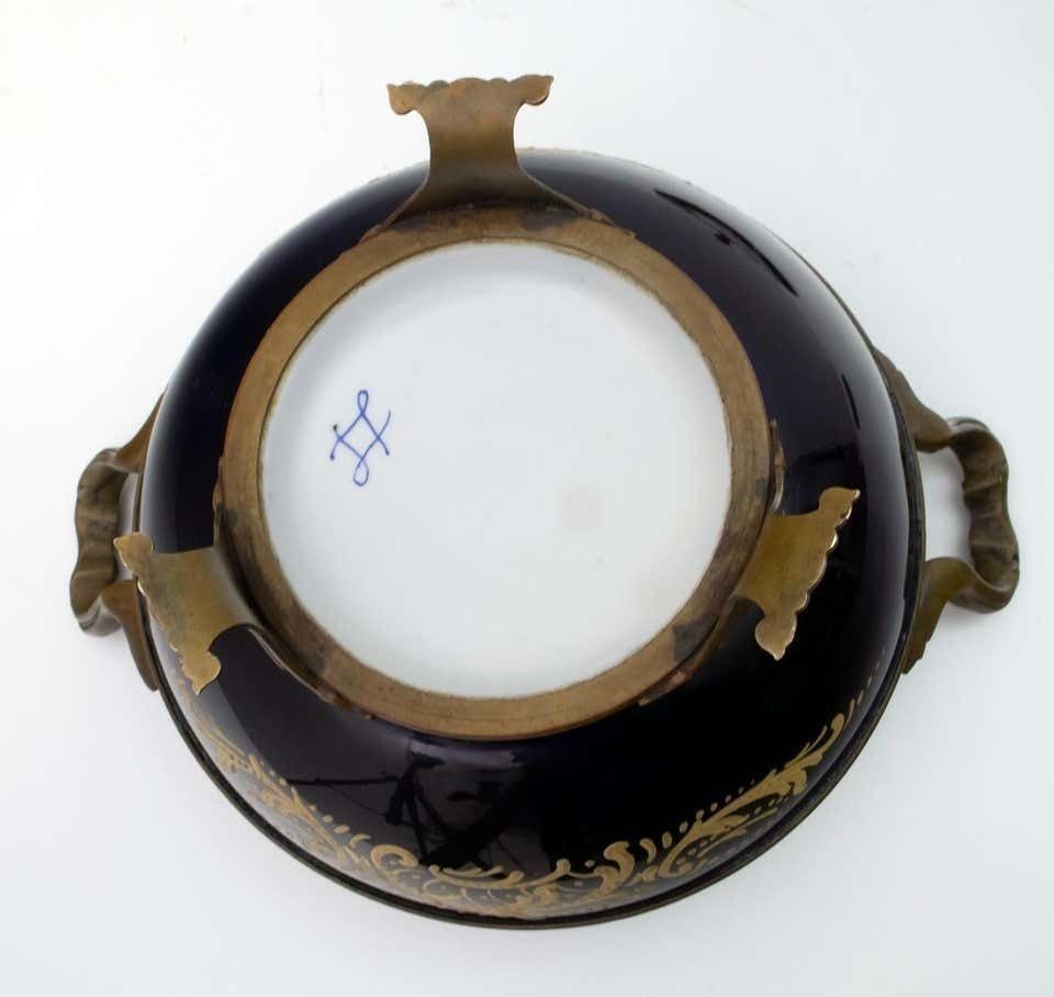 Home Decor Signed E Froger 19th Century French Porcelain Potpourri By Sevres, 1880 photo