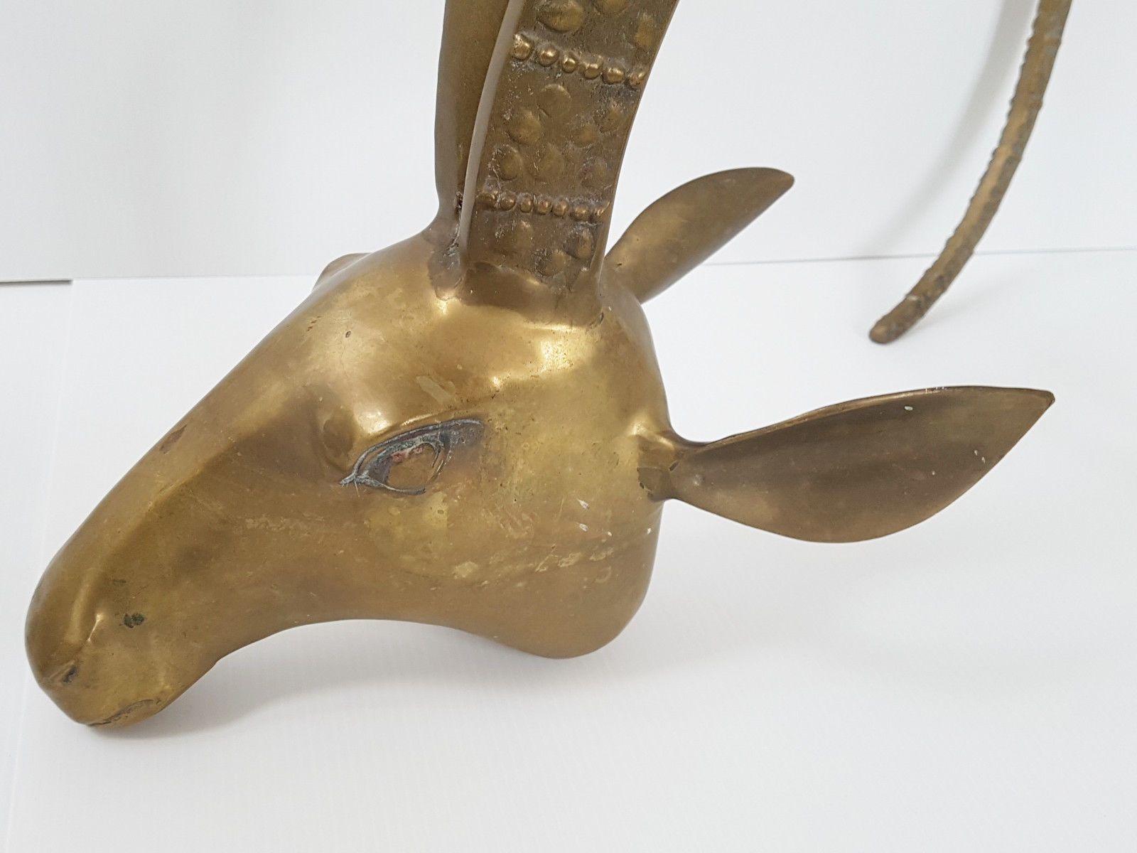 Belex Antilope Coffee Table Ibex Gold Brass 1970 Vintage 70s Alain Chervet 70s photo vintage