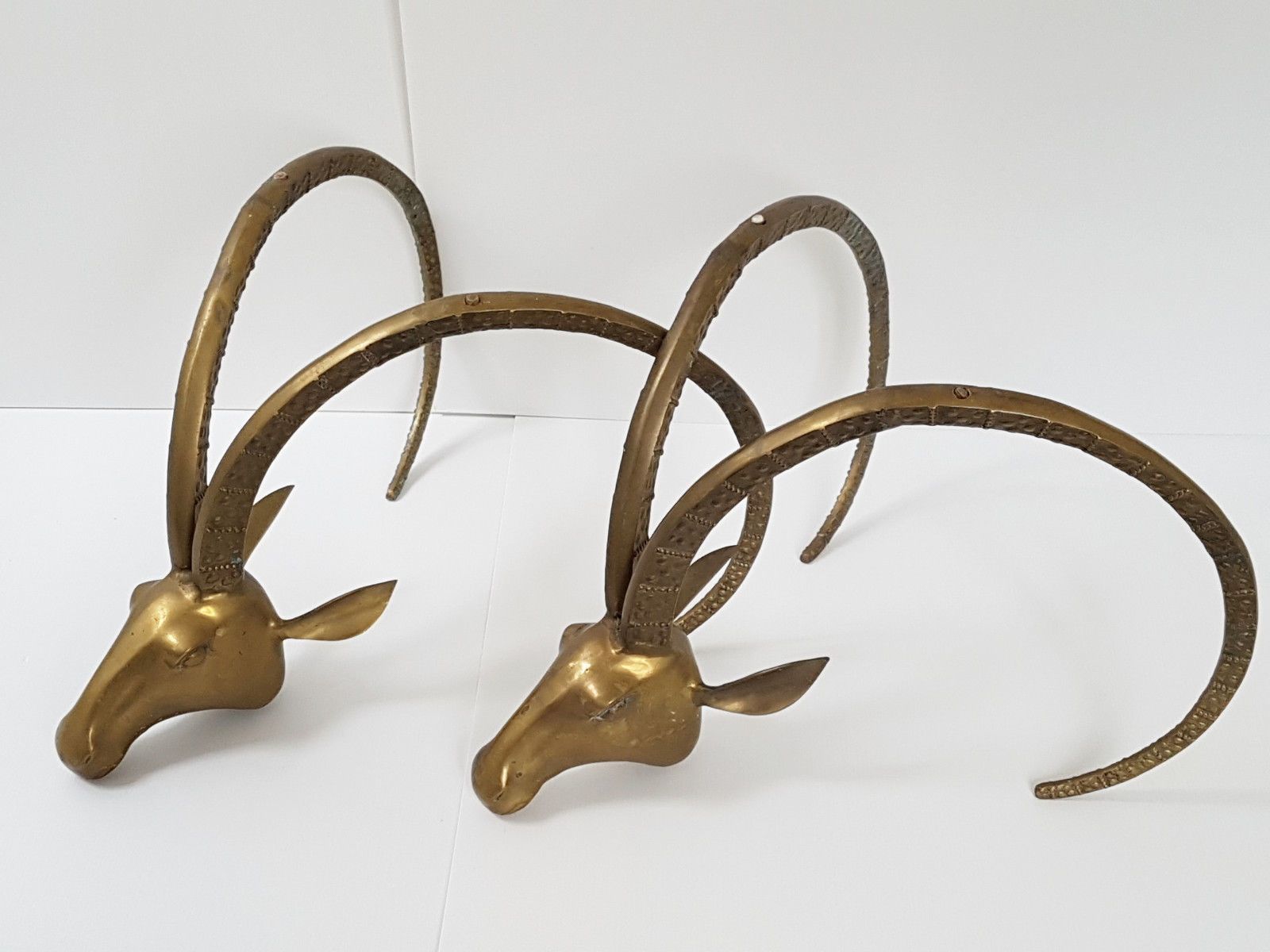 photo for sale Belex Antilope Coffee Table Ibex Gold Brass 1970 Vintage 70s Alain Chervet 70s