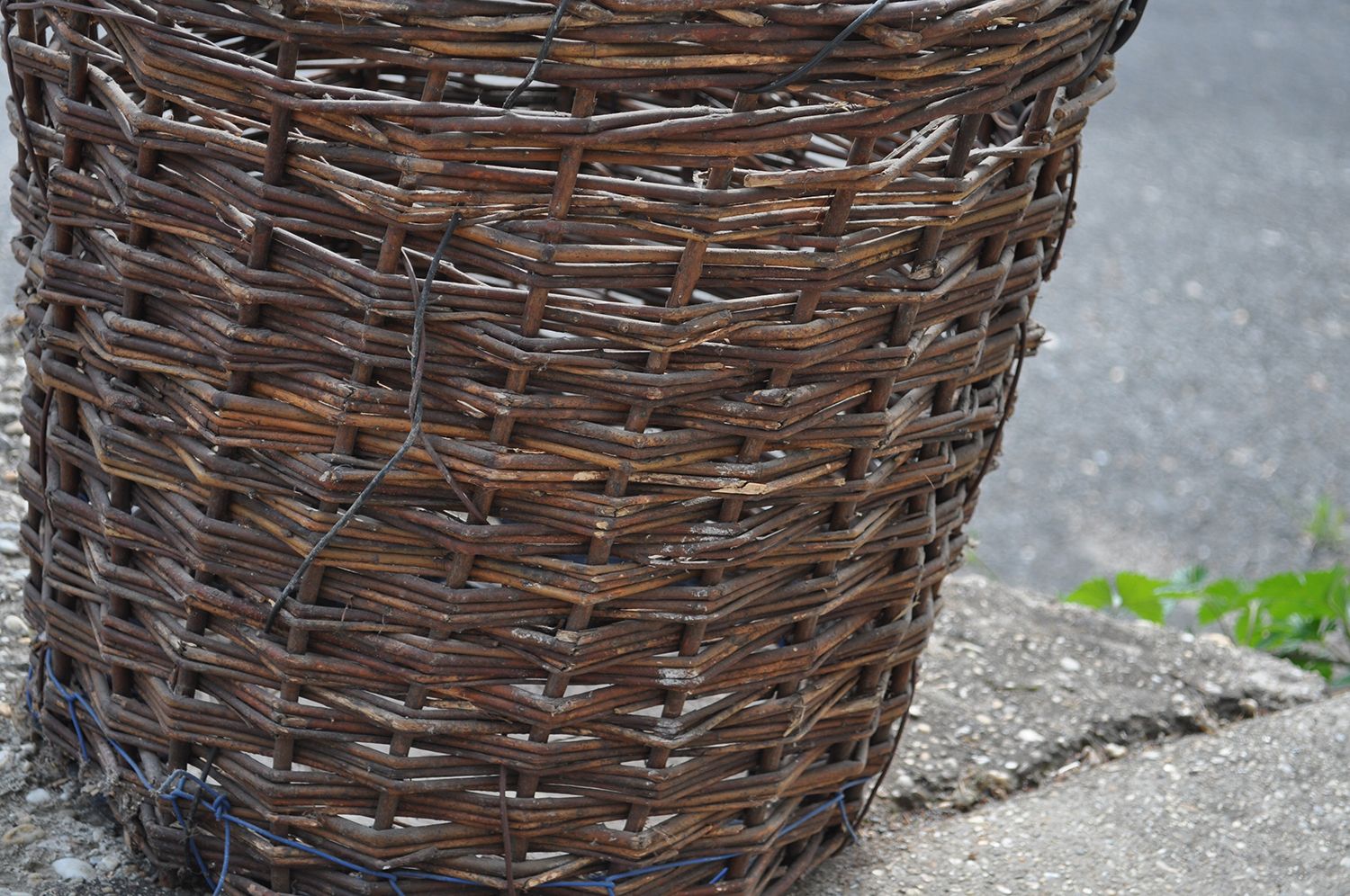 Antique Hungarian Basket photo Home Decor